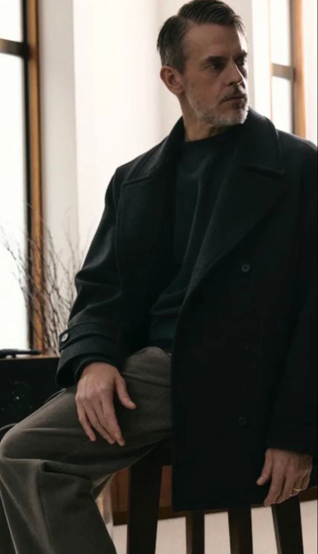 Cornier コルニエ　24aw DOUBLE CLOTH PEA COAT