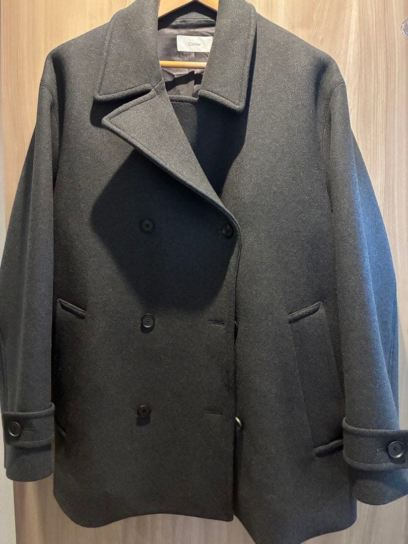 Cornier コルニエ　24aw DOUBLE CLOTH PEA COAT