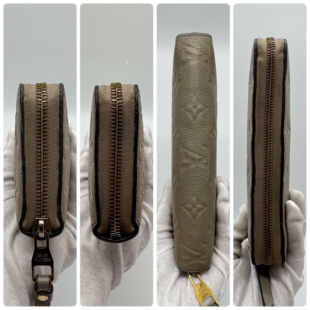 美品✨️ルイヴィトン　アンプラント　ジッピーウォレット　ベージュ　長財布