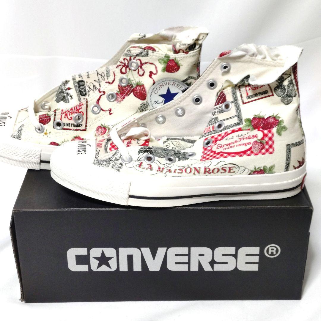 【新品未使用タグ付き】PINK HOUSE×CONVERSE 24.5cm
