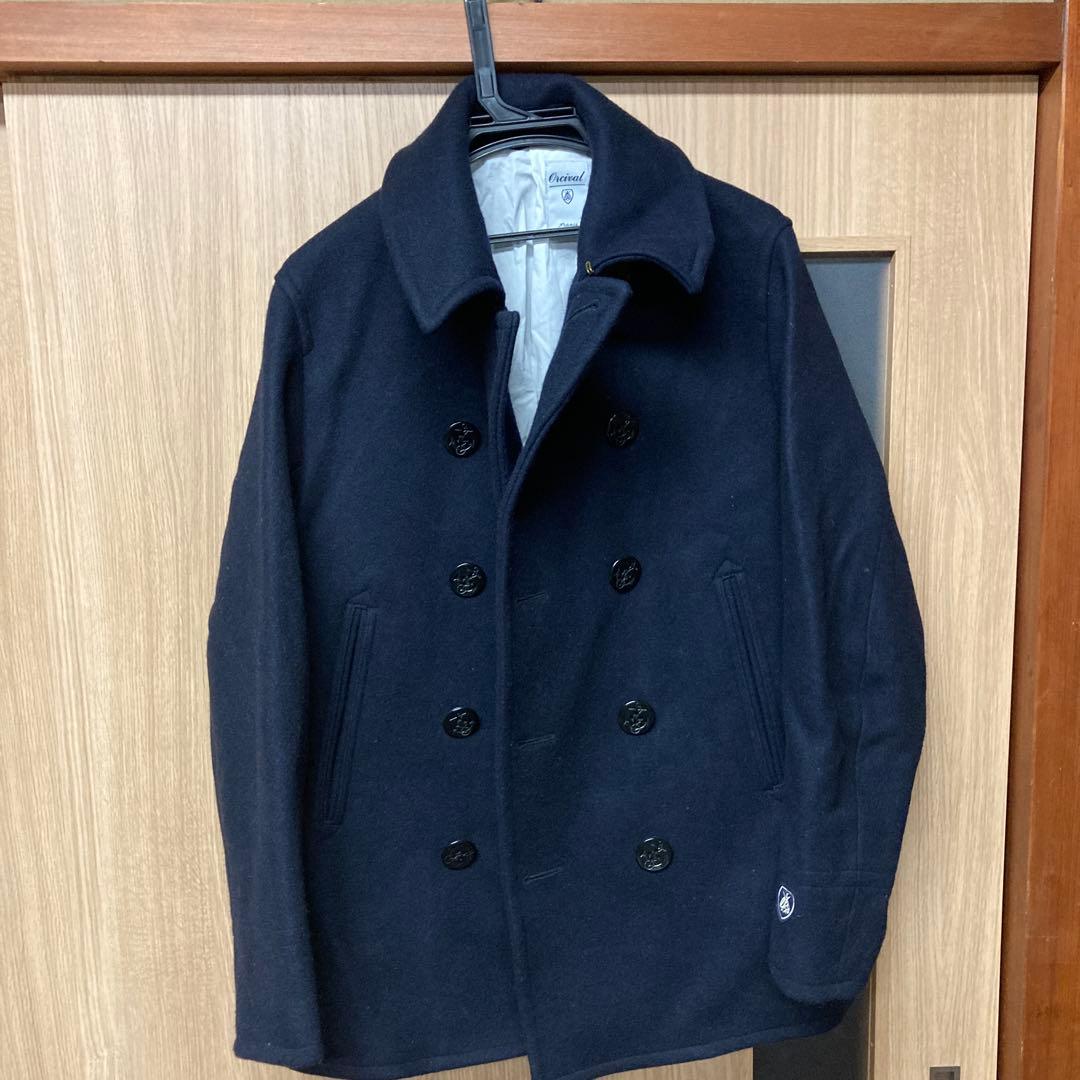 ORCIVAL Lサイズジーロンラムズメルトンピーコート