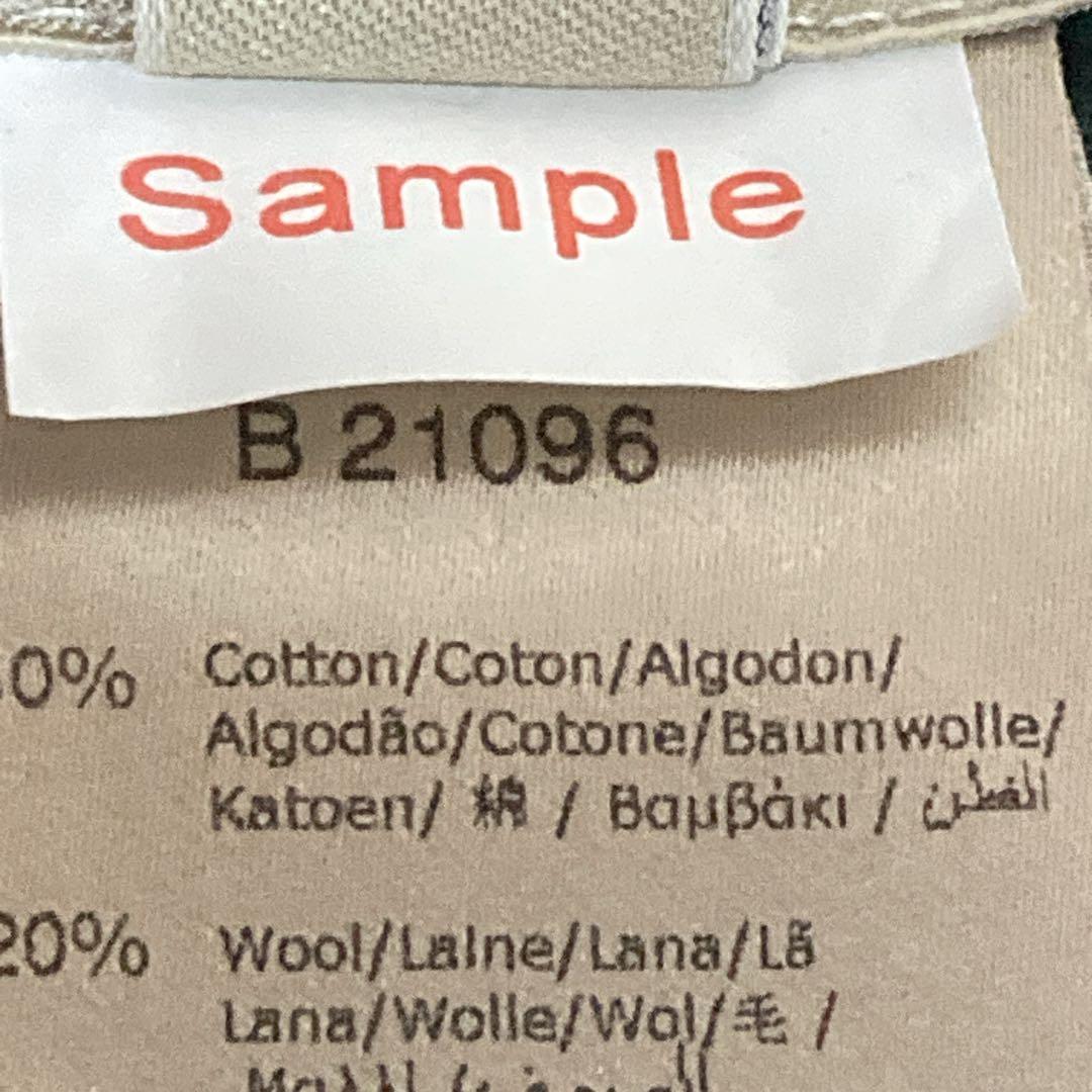 希少　新品保管品　バーバリー　現行タグ　ケーブル編マフラー　コットン深緑グリーン