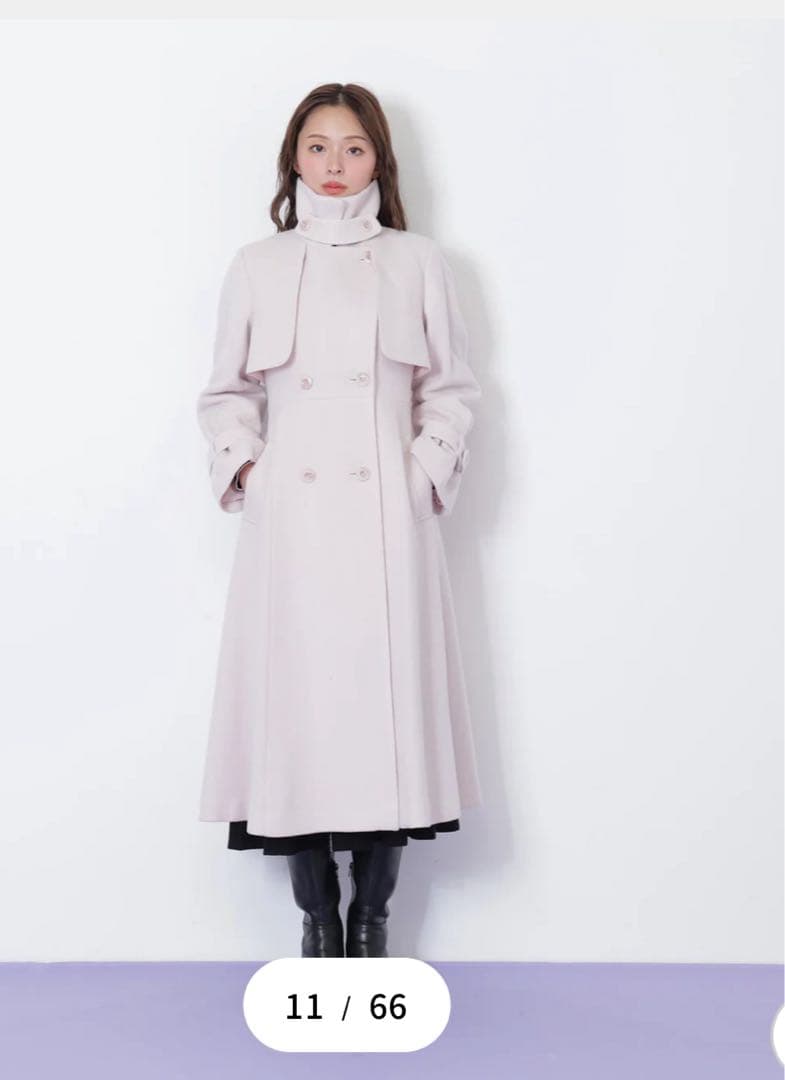 新品タグ付きJILL by JILL STUART ウールレディトレンチコート