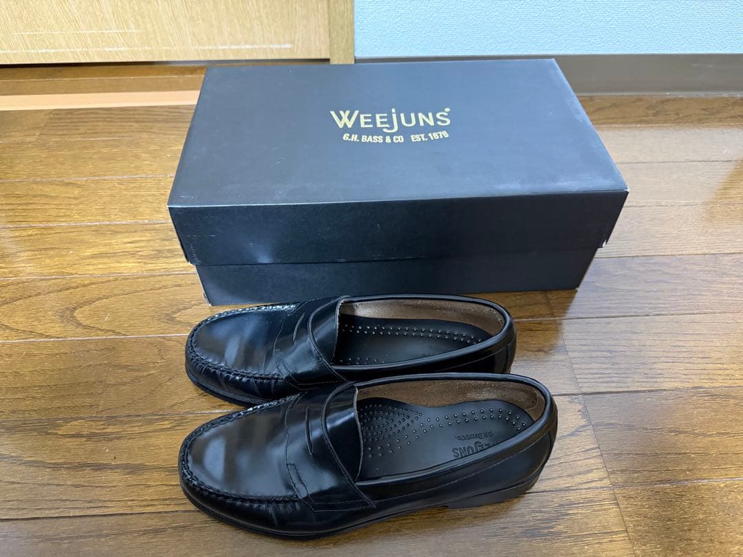《美品》G.H.BASS Weejuns ローファー　黒