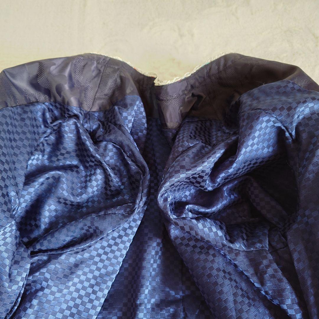 タグ付き 伊太利屋 イタリヤ ポリエステル ツイード ジャケット 13号サイズ