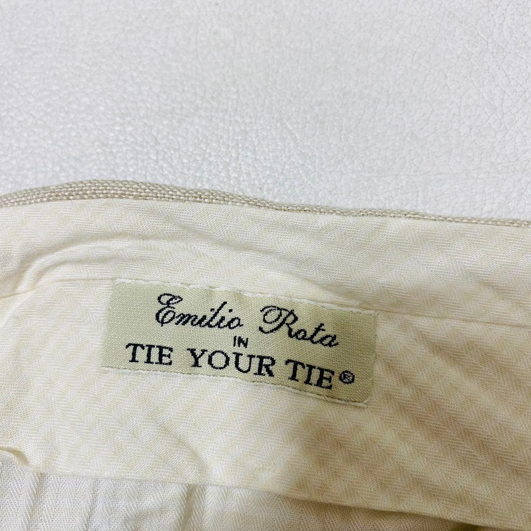 Emilio Rota TIE YOUR TIE ピュアリネン スラックスパンツ