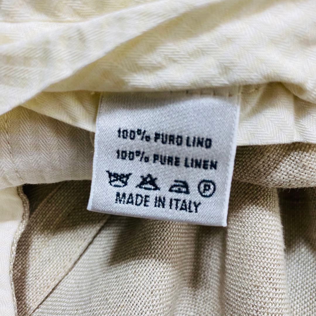 Emilio Rota TIE YOUR TIE ピュアリネン スラックスパンツ