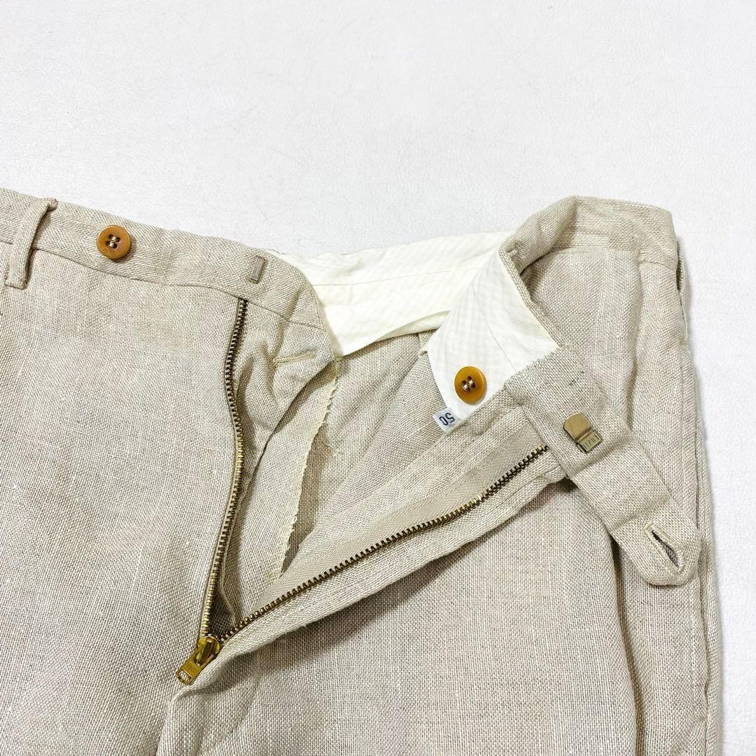 Emilio Rota TIE YOUR TIE ピュアリネン スラックスパンツ