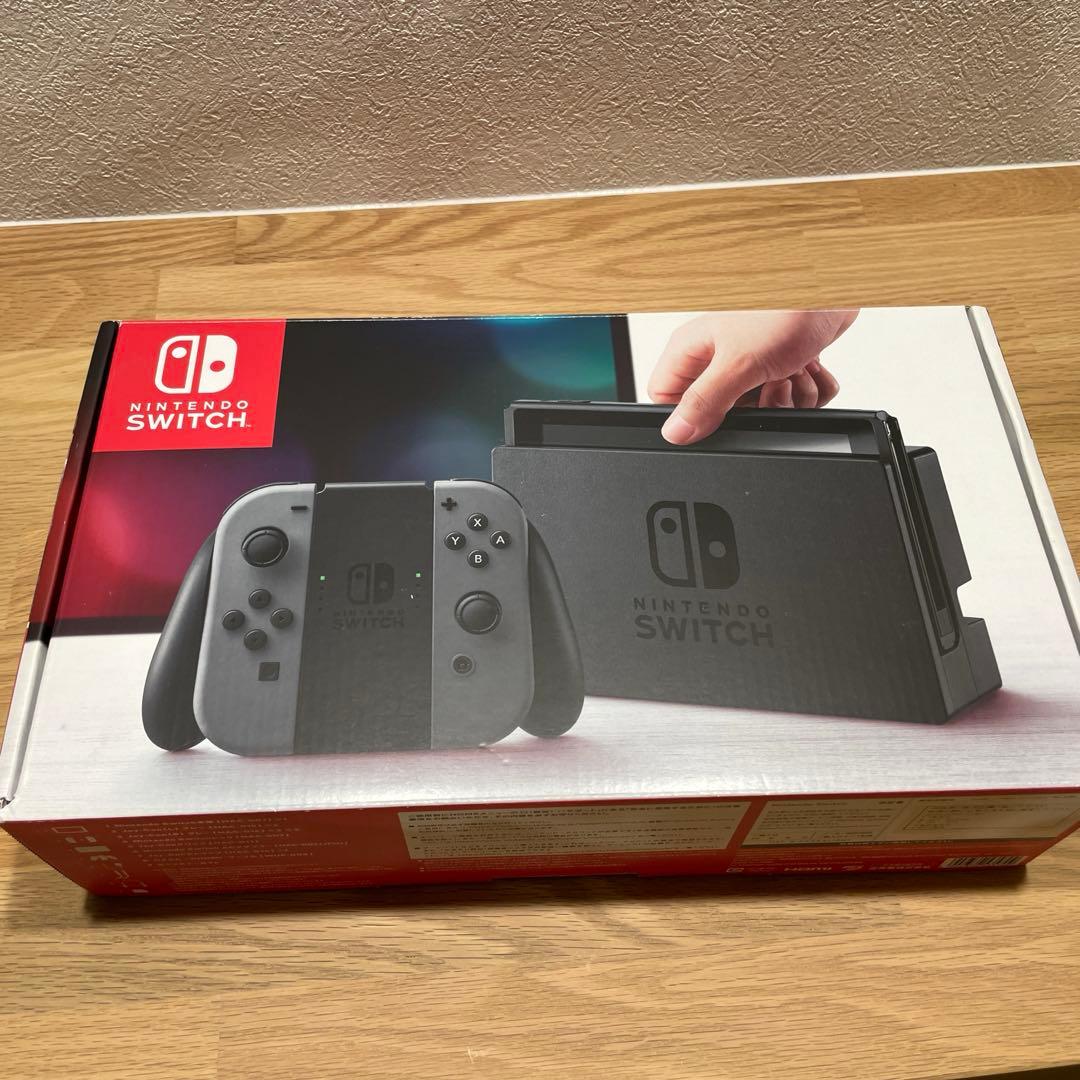 Nintendo Switch グレー 本体 箱・付属品完備