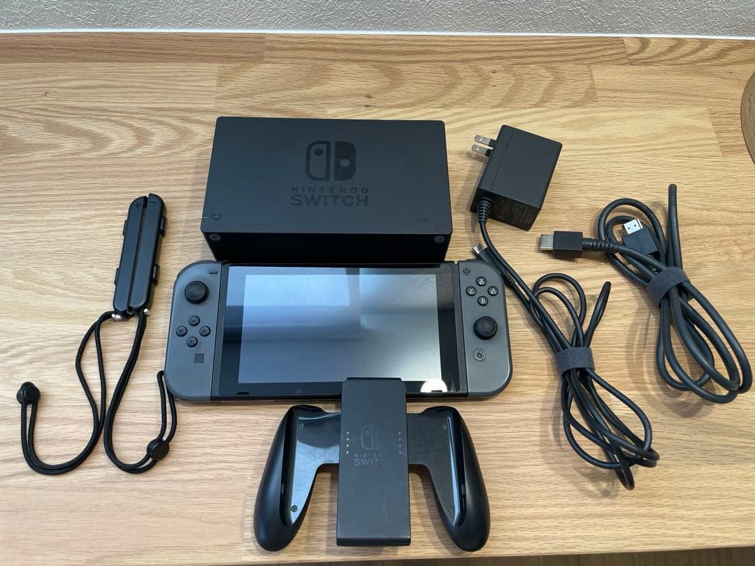 Nintendo Switch グレー 本体 箱・付属品完備