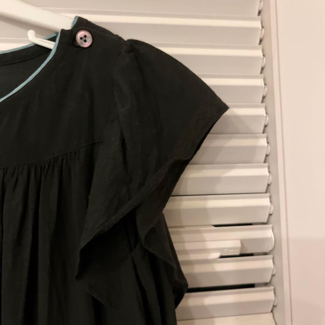 ミナペルホネン☆キッズpiha black 130ワンピース