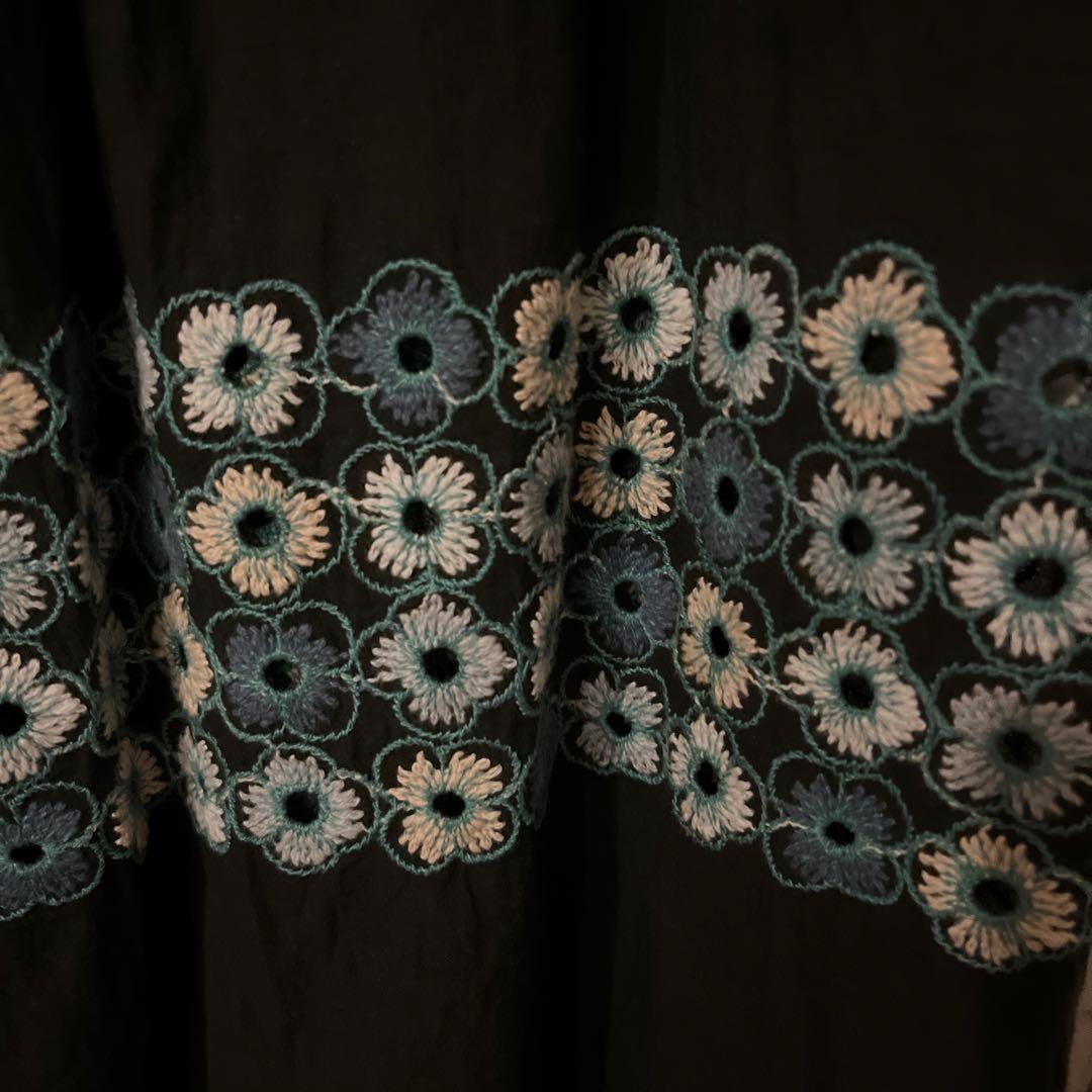 ミナペルホネン☆キッズpiha black 130ワンピース