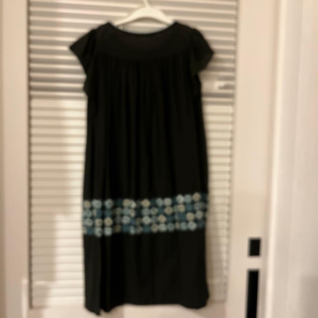 ミナペルホネン☆キッズpiha black 130ワンピース