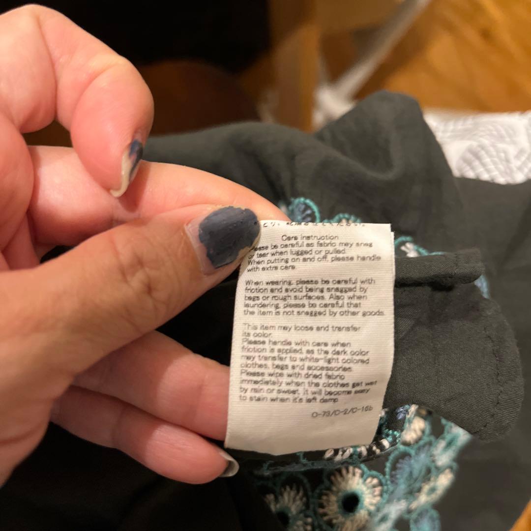 ミナペルホネン☆キッズpiha black 130ワンピース