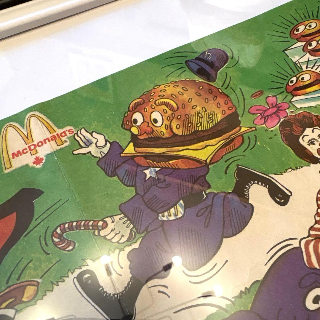 レア！　76年　マクドナルドランド　キャラクター　ポスター　グリマス　ロナルド