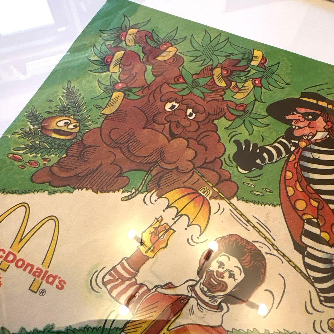 レア！　76年　マクドナルドランド　キャラクター　ポスター　グリマス　ロナルド