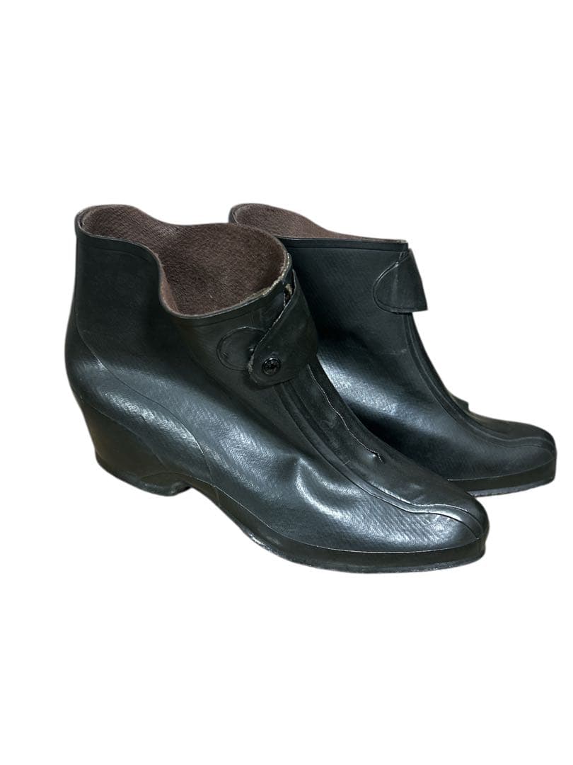 30s40s ラバーブーツ レインブーツ ショートブーツ ビンテージ　talon