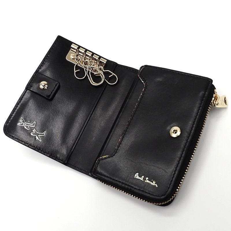 B06621 超美品 ポールスミス ベジタンレザー キーケース ケース