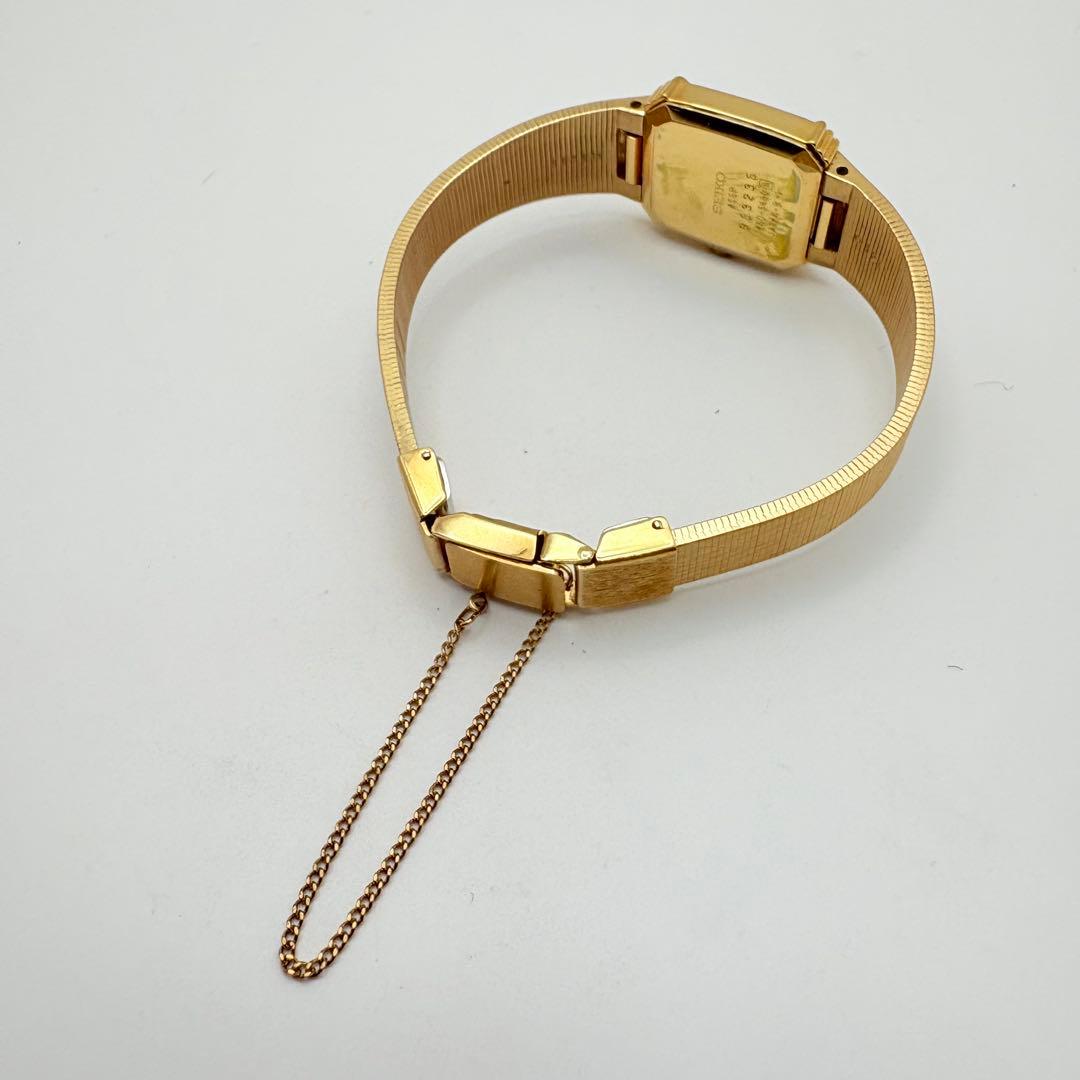 ★美品★ 新品電池 SEIKO セイコー ゴールド オクタゴン 腕時計 ドレス