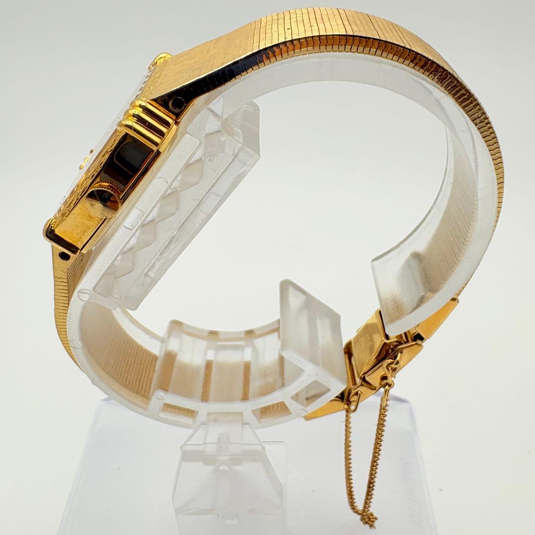 ★美品★ 新品電池 SEIKO セイコー ゴールド オクタゴン 腕時計 ドレス