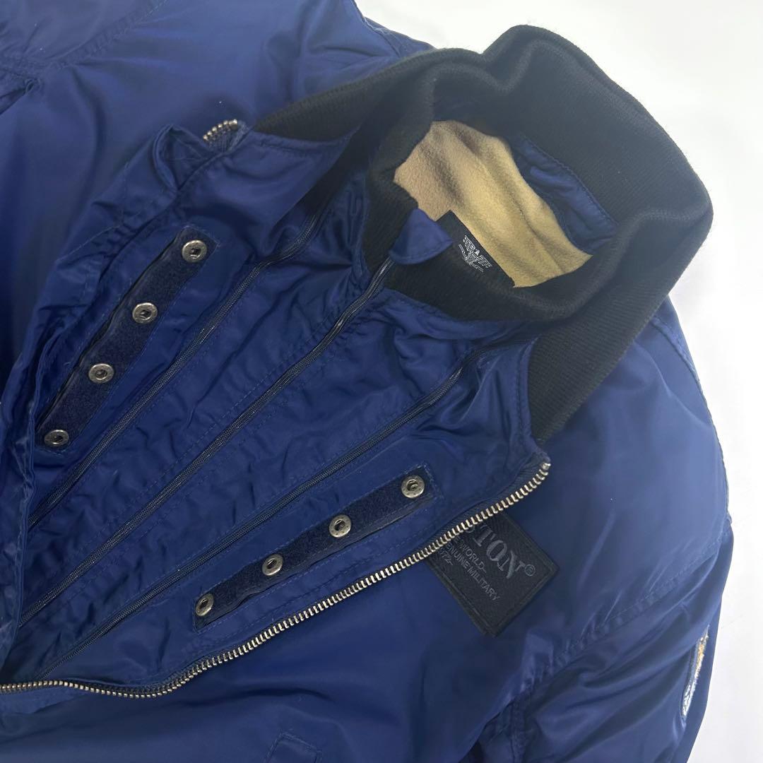 HOUSTON HTVA-2211W MA-1 M/C ジャケット 防水 S