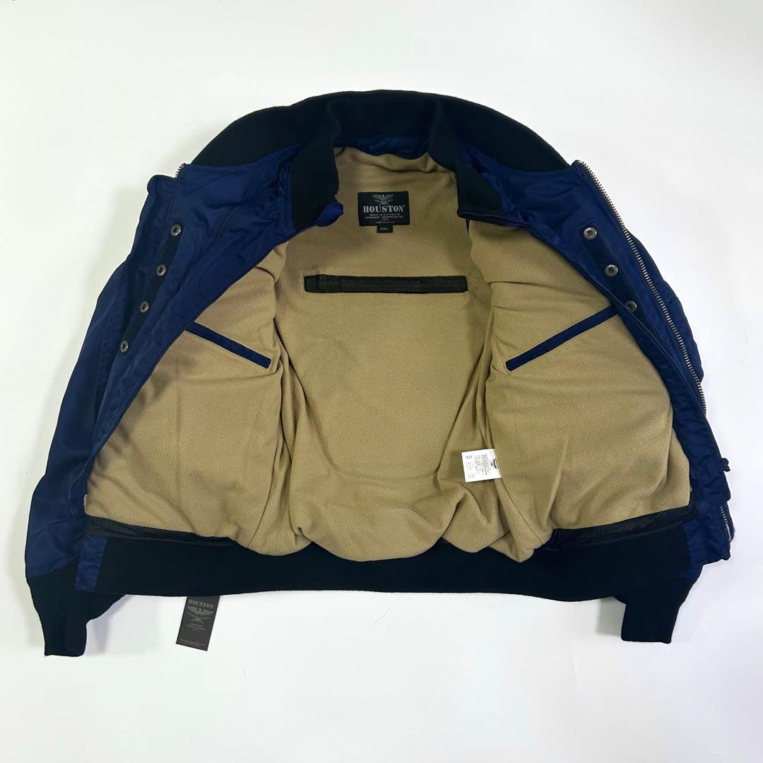 HOUSTON HTVA-2211W MA-1 M/C ジャケット 防水 S