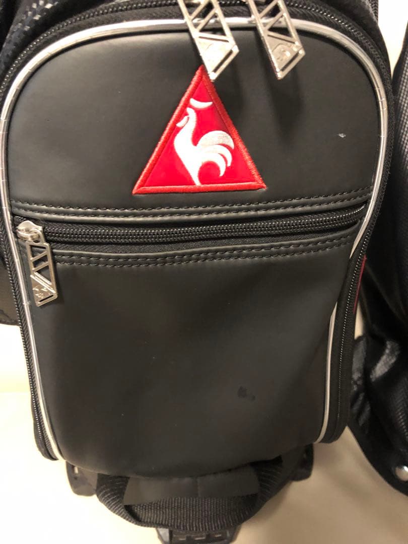 【ゆい】廃盤希少品　ルコックスポルティフ　キャディバッグ　ゴルフバッグ