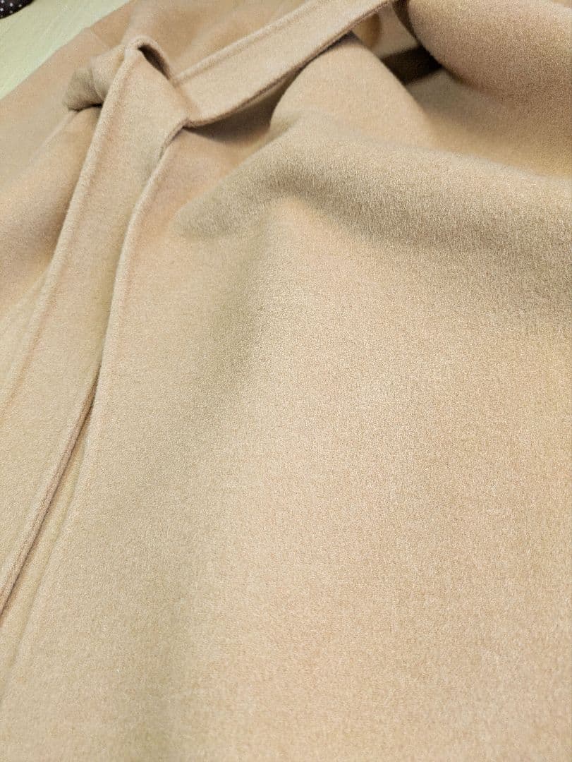 Lavish Gate バックタック ウール ガウンコート リバー キャメル