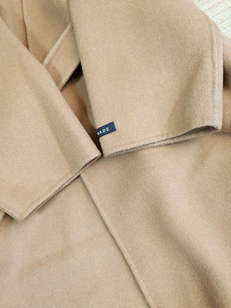 Lavish Gate バックタック ウール ガウンコート リバー キャメル