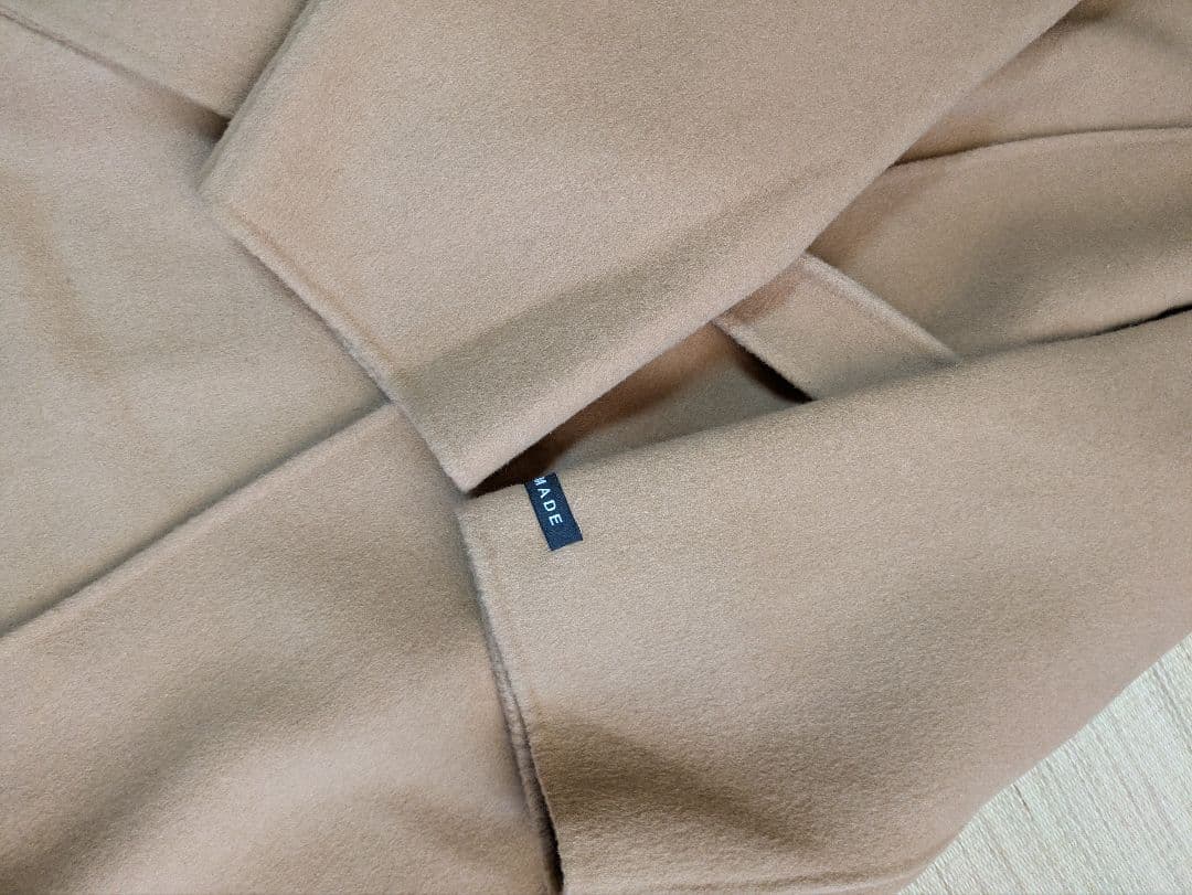 Lavish Gate バックタック ウール ガウンコート リバー キャメル