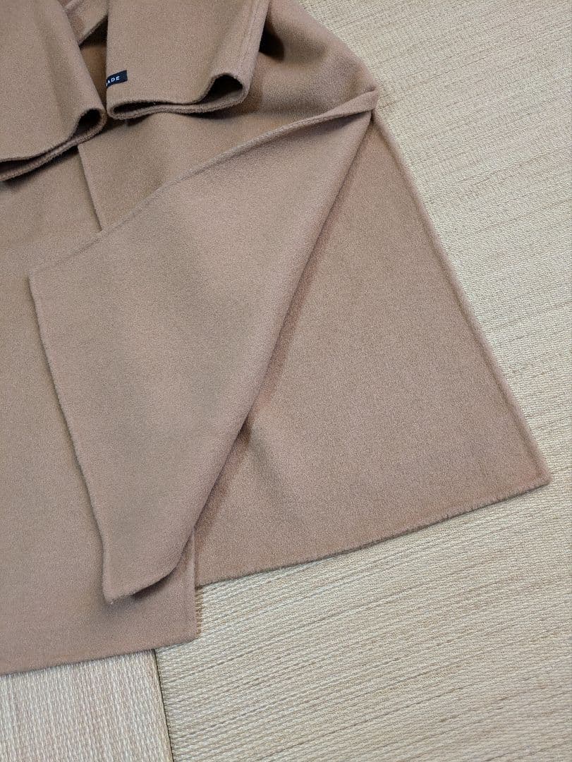 Lavish Gate バックタック ウール ガウンコート リバー キャメル