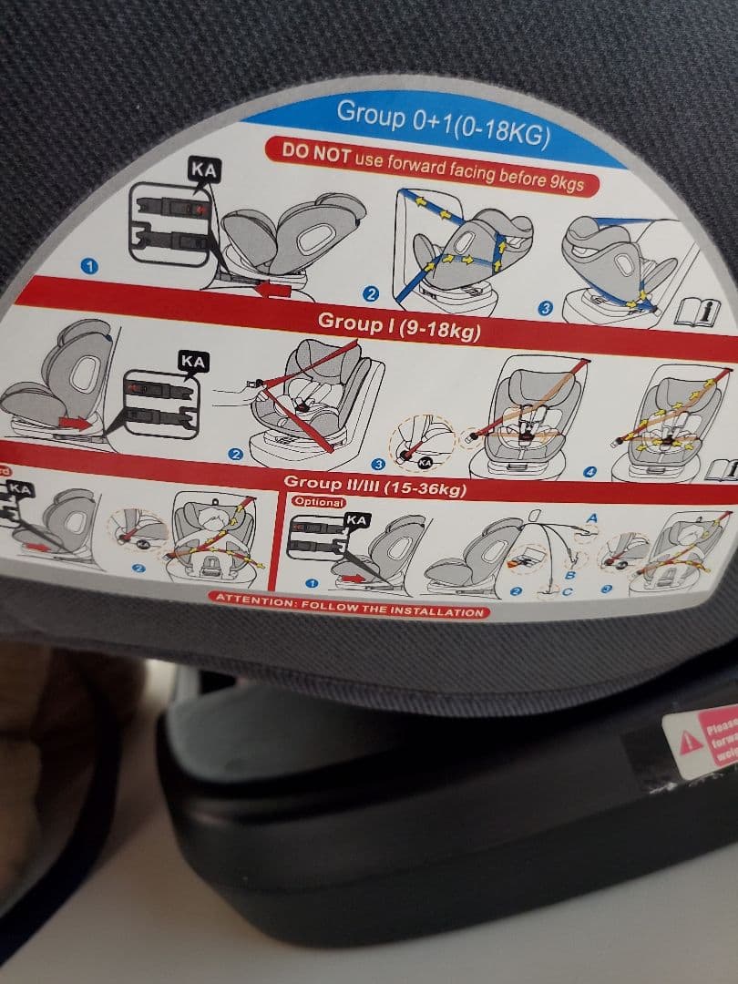 ★アイリスプラザ★【ISOFIX】★チャイルドシート★洗濯済み★中古★美品★