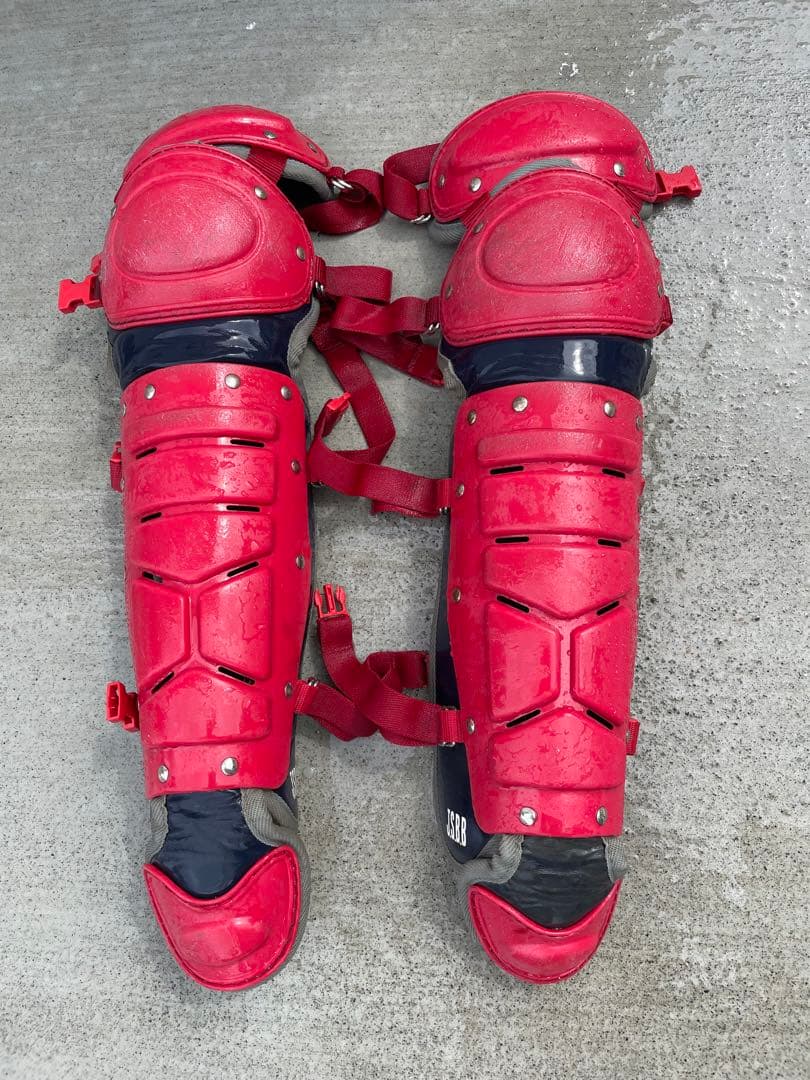 チーム立ち上げ検討中の方 ＳＳＫのキャッチャー用防具一式 レッド