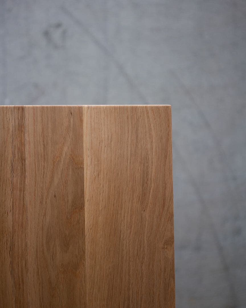 サイドテーブル43 カク ナラ材オイル塗装　オーク