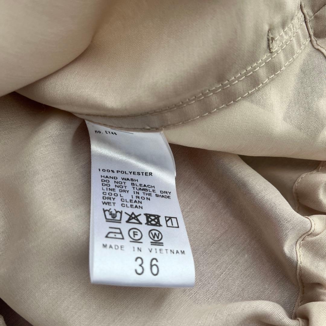 タグ付き新品未使用　ノーブル　ミルキーシアースタンドカラーパーカーブルゾン