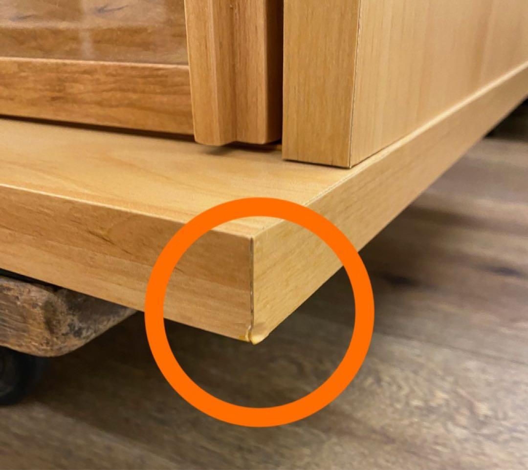 アウトレット★食器棚 カップボード 北欧風 フリーボード キャビネット 幅80