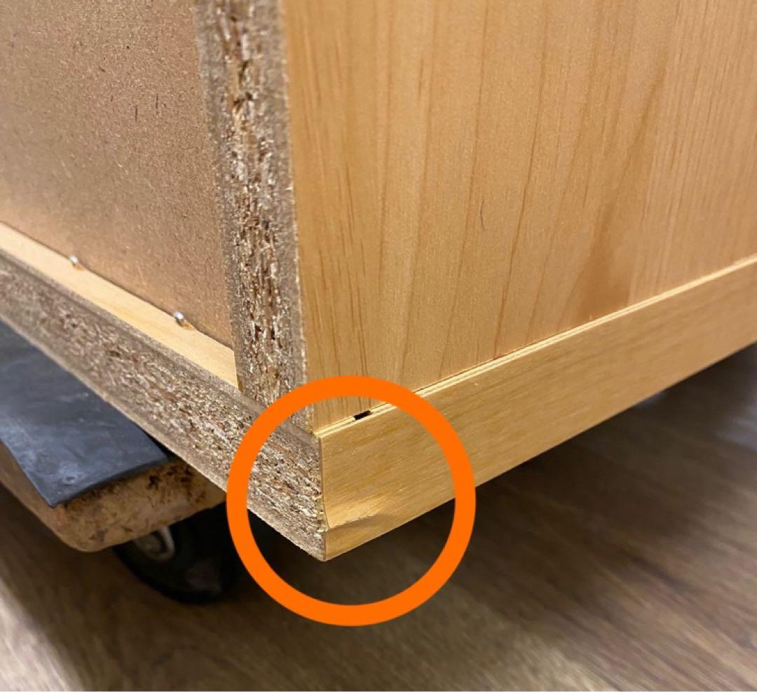 アウトレット★食器棚 カップボード 北欧風 フリーボード キャビネット 幅80