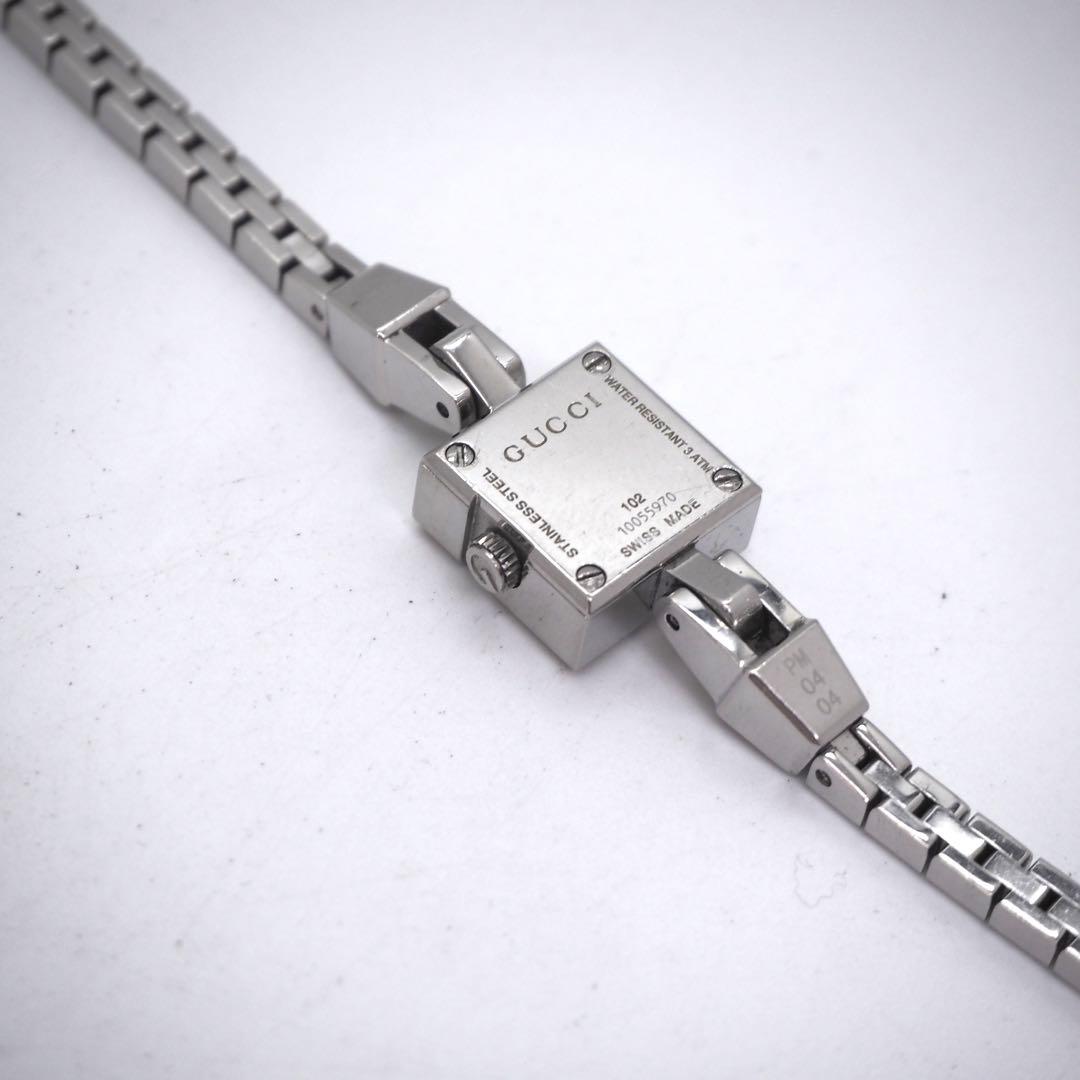 専用562 GUCCI Gロゴ　ミニ　102 レディース　ブラック　スクエア