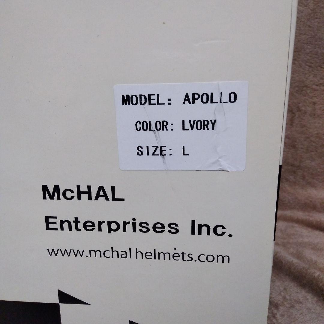☆McHAL APOLLO☆マックホールアポロ☆アイボリー☆Lサイズ59−60☆