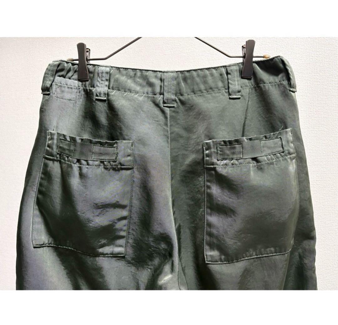 BRU NA BOINNE \"光沢感\" セージグリーン タイタンクロス パンツ