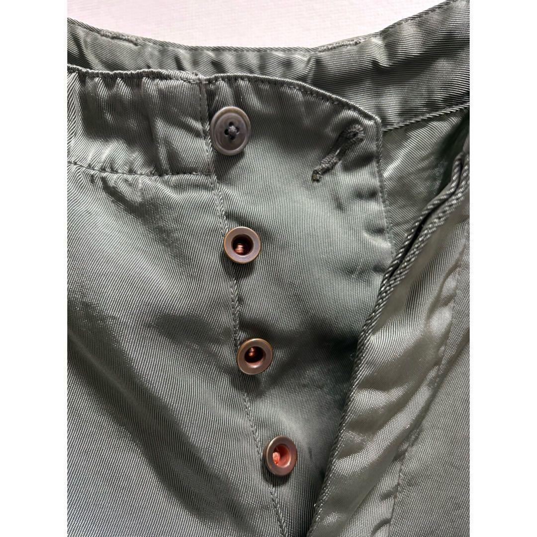 BRU NA BOINNE \"光沢感\" セージグリーン タイタンクロス パンツ