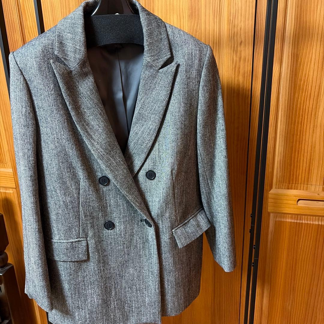 UNTITLED ダブルブレストテーラードジャケット 42