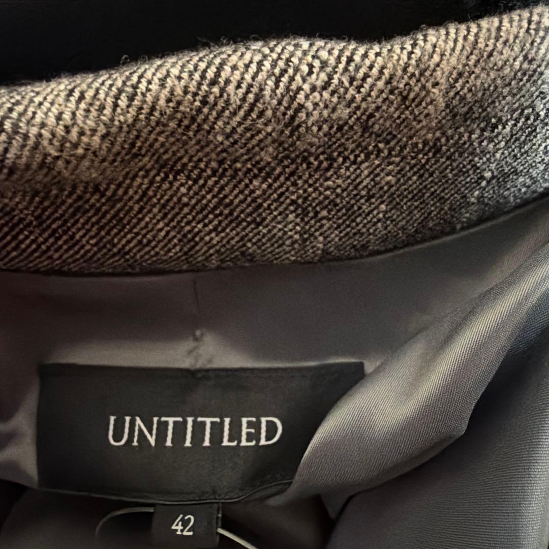 UNTITLED ダブルブレストテーラードジャケット 42