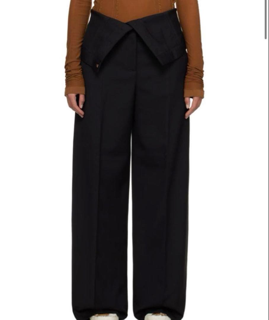 s*a様 ACNE STUDIOS ブラック テーラード パンツ 36