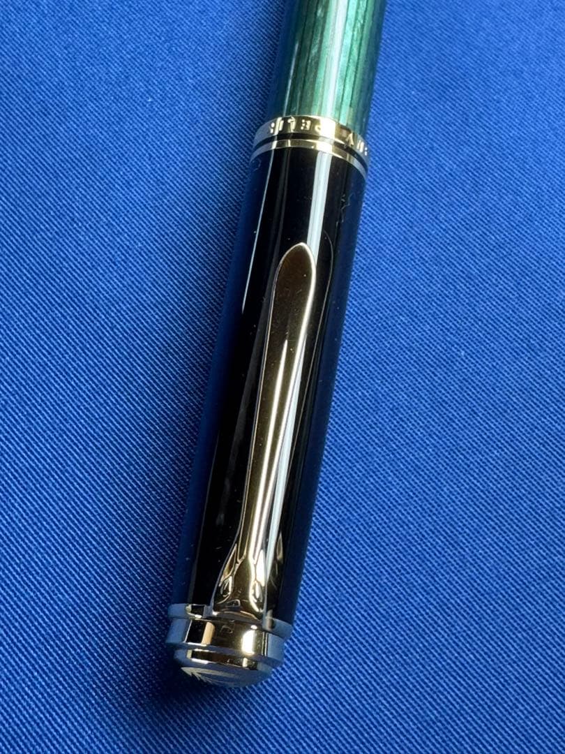 ペリカン スーべレーン m1000 緑縞