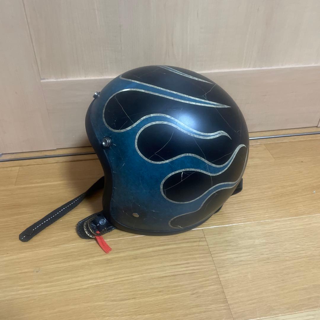 tt&co 500-tx ジェットヘルメット　カスタム　オーシャンビートル