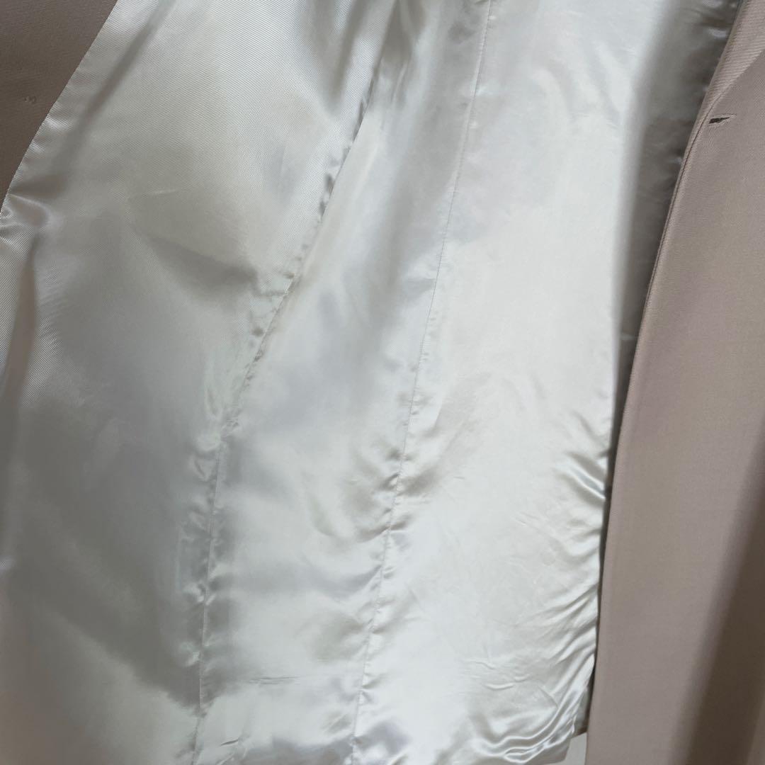 sandro ベージュ ダブルブレスト コート