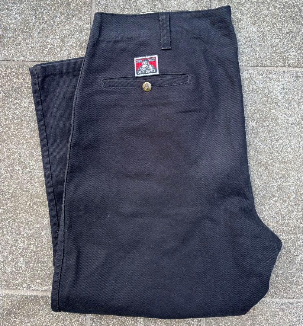 90s ben davis フリスコパンツ ブラック USA製 大セール中！