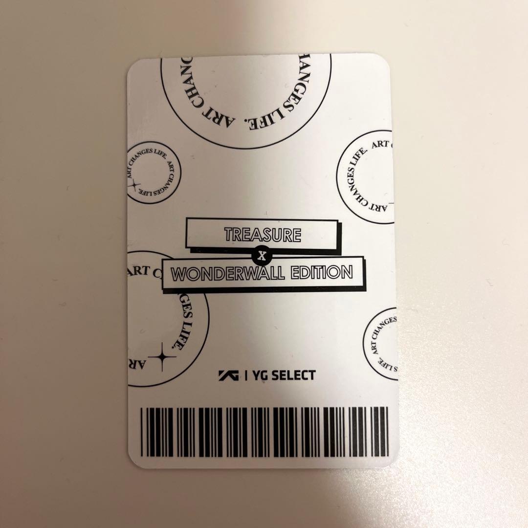 treasure ジョンウ　wonderwall トレカ　特典