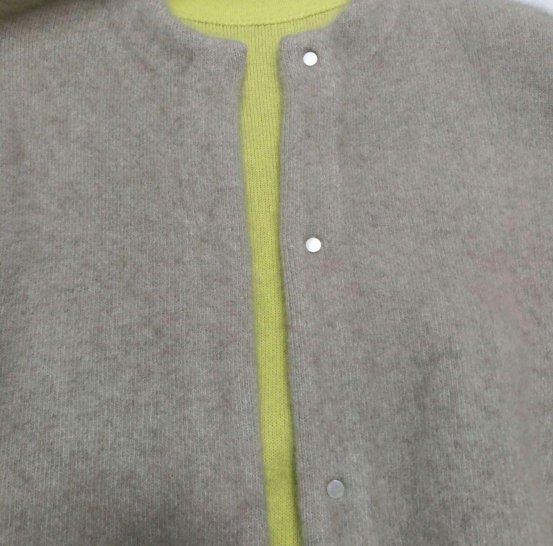 chocolat　ELENDEEK　ラクーンミックスダブルカーディガン